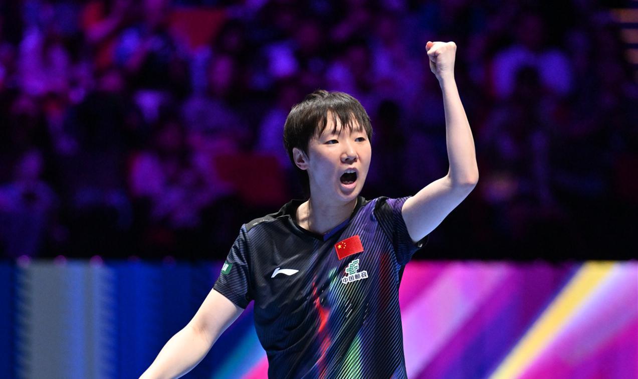MK体育官方网站-3-0横扫申裕斌！中国女乒27岁1米76王牌闪耀：单局轰11-1无懈可击